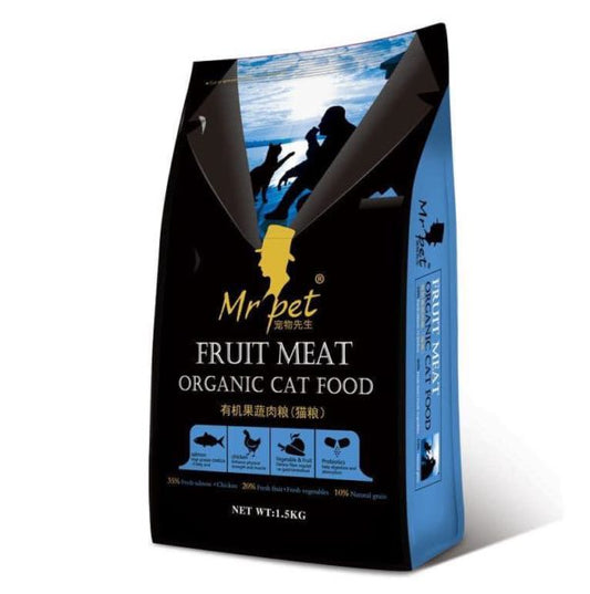 Mr Pet Fruit Meat Organic CAT Food 500gm 1.5kg 3kg 10kg