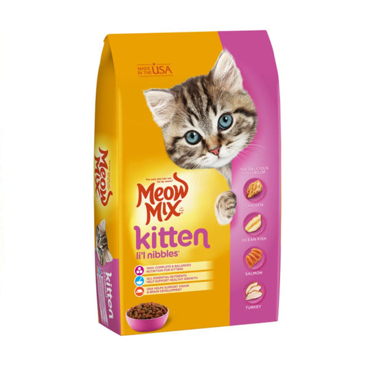 Meow Mix Kitten li'l nibbles Dry Food 1.43kg