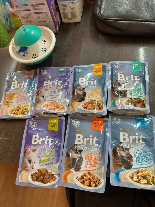 Brit Premium Jelly All Flavours For Kittens And Adults